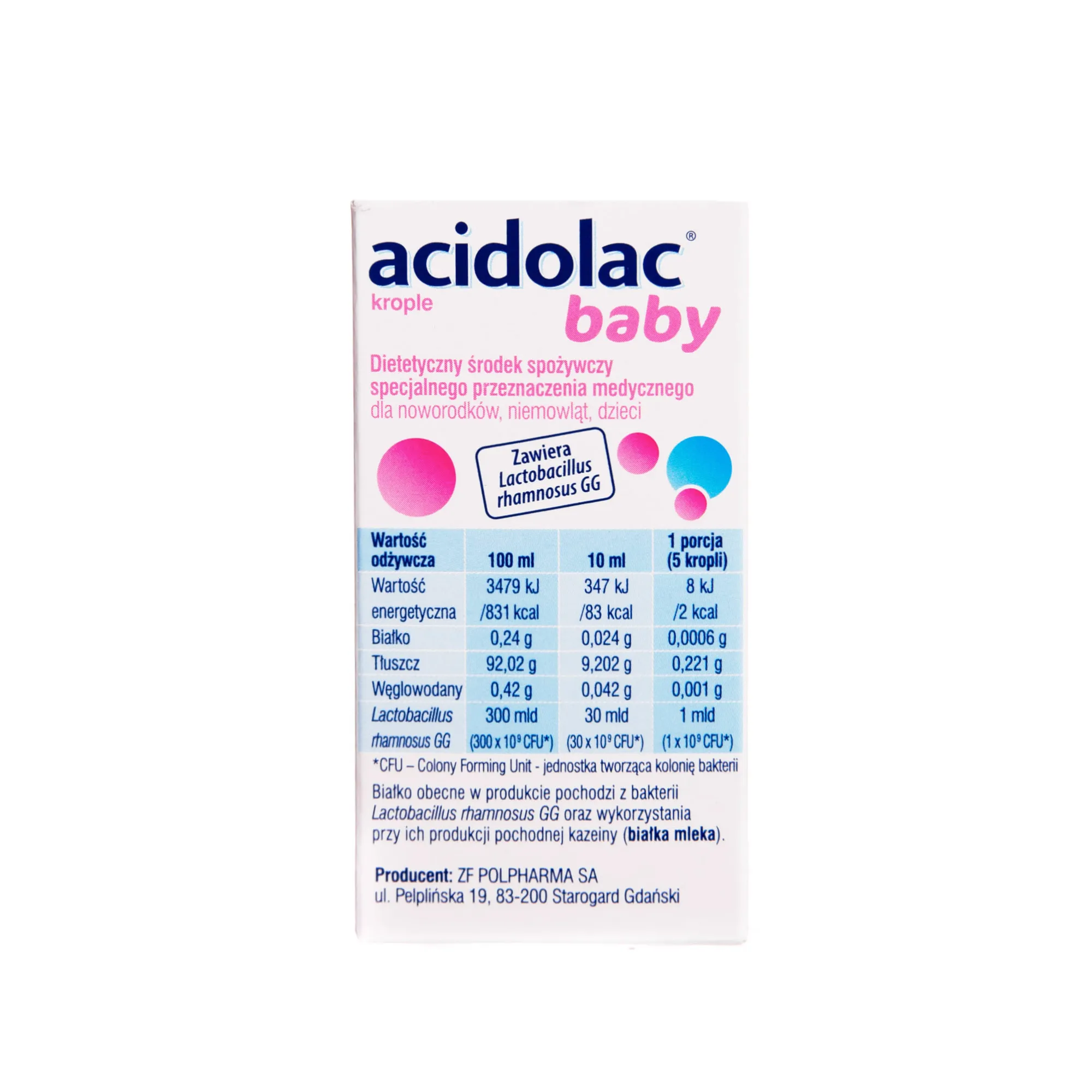 Acidolac baby krople, dla noworodków, niemowląt, dzieci, 10 ml 