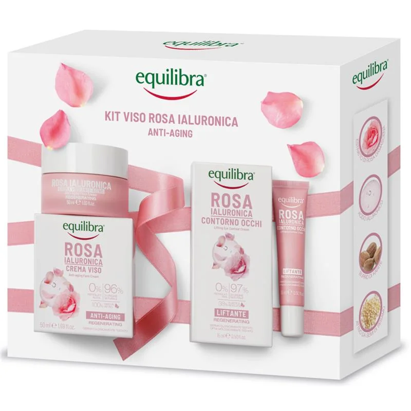 Zestaw Equilibra Rosa krem + krem pod oczy, 50 + 15 ml