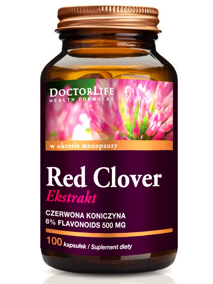 Doctor Life Red Clover Extract 500 mg, 100 kapsułek