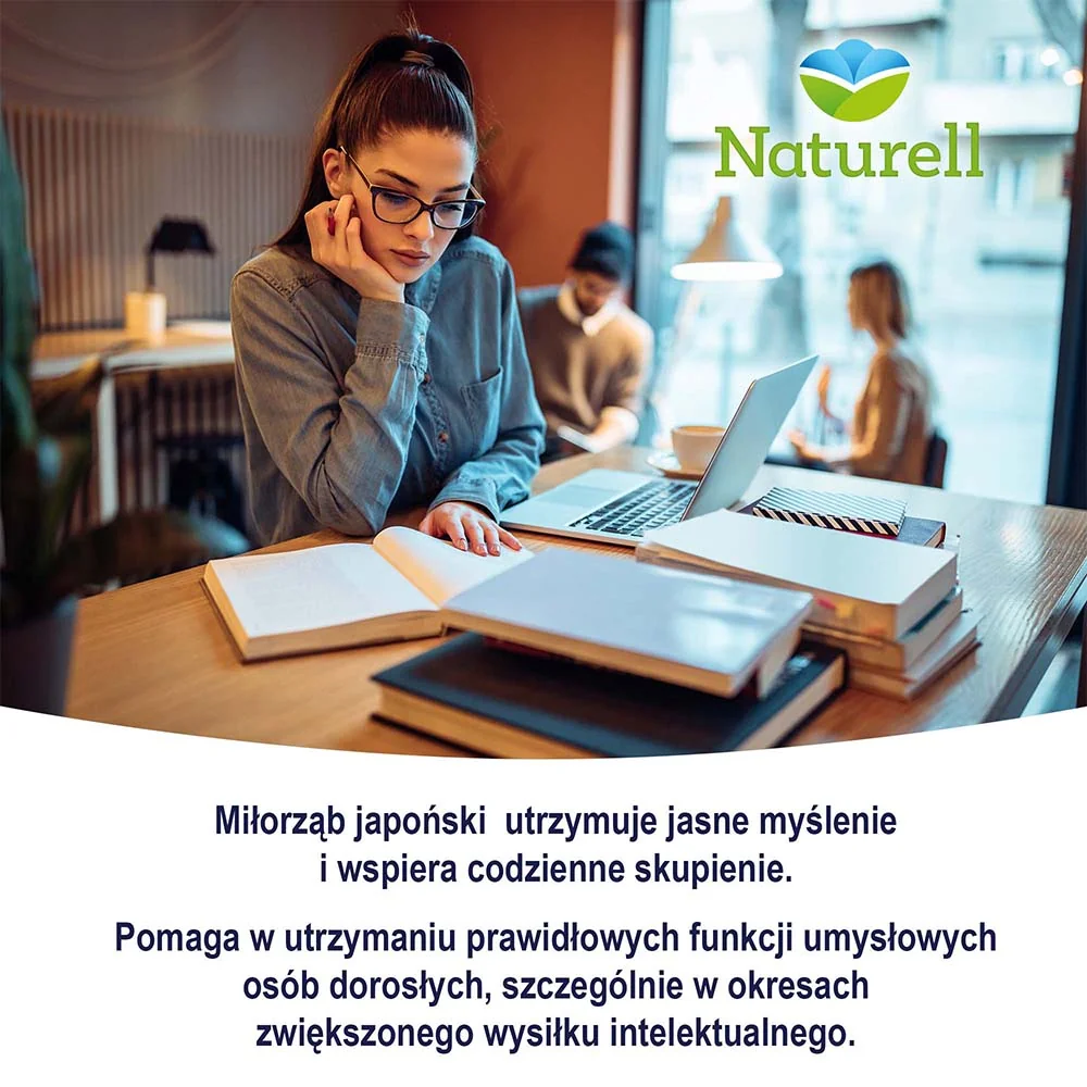 Naturell Ginkgo Intensive suplement diety, 60 tabletek