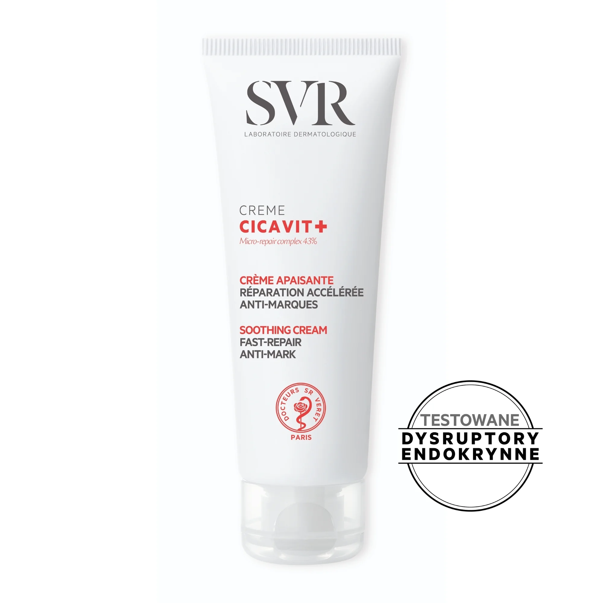 SVR Cicavit Baume krem kojąco-regenerujący na uszkodzoną skórę, 40 ml