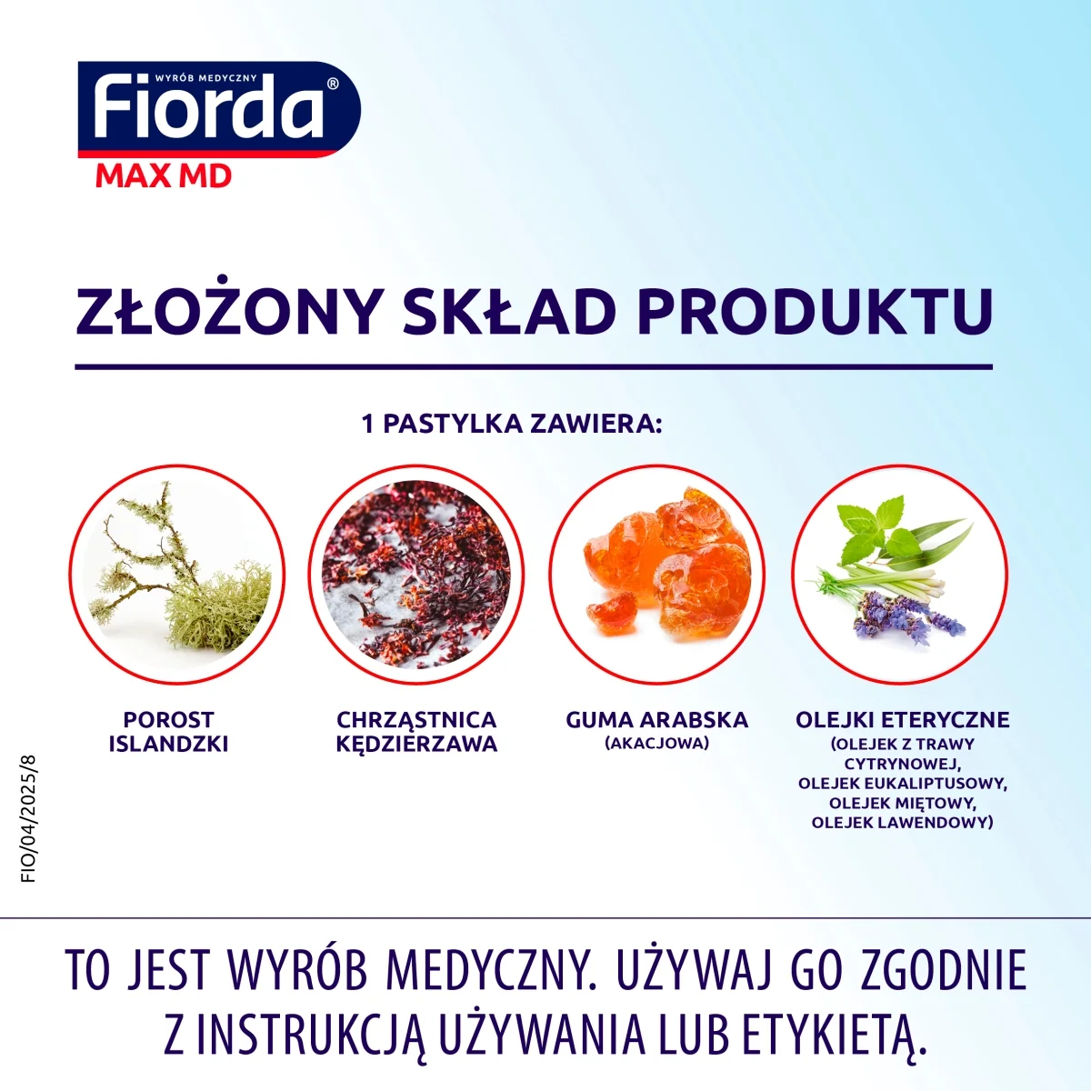 Fiorda Max MD 30 pastylek do ssania