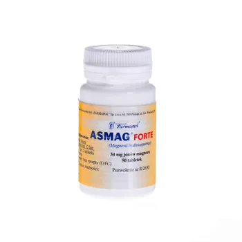 ASMAG Forte 500 mg (34 mg Mg2+) - 50 tabletek 