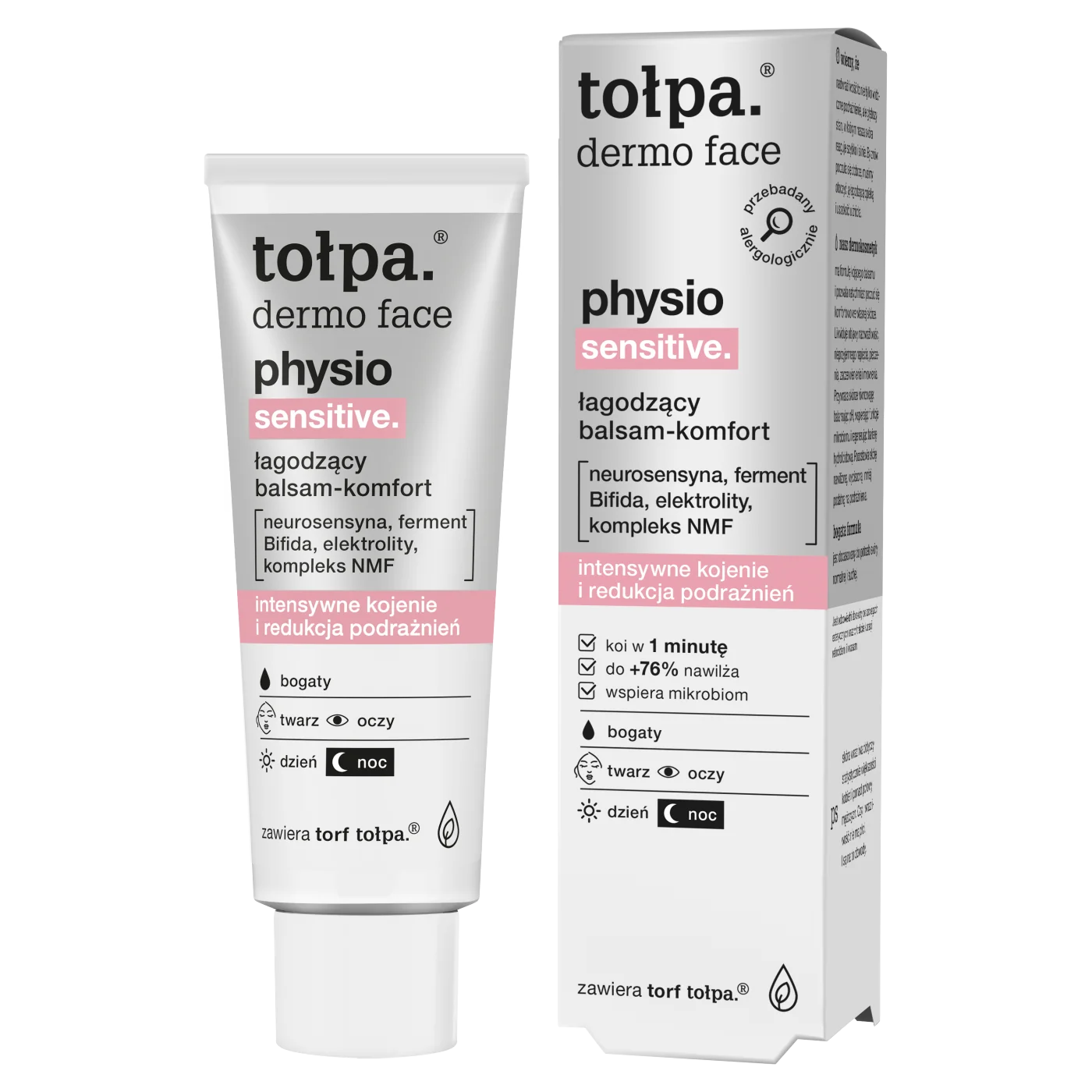 Tołpa Dermo Face Physio Sensitive łagodzący balsam-komfort, 40 ml