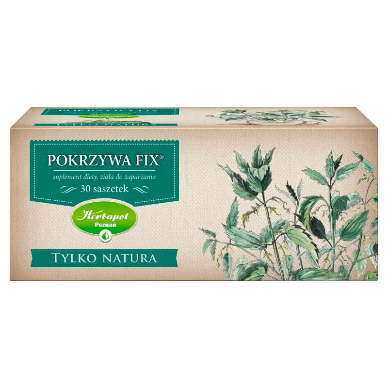 Tylko Natura Pokrzywa Fix zioła do zaparzania, 30 saszetek