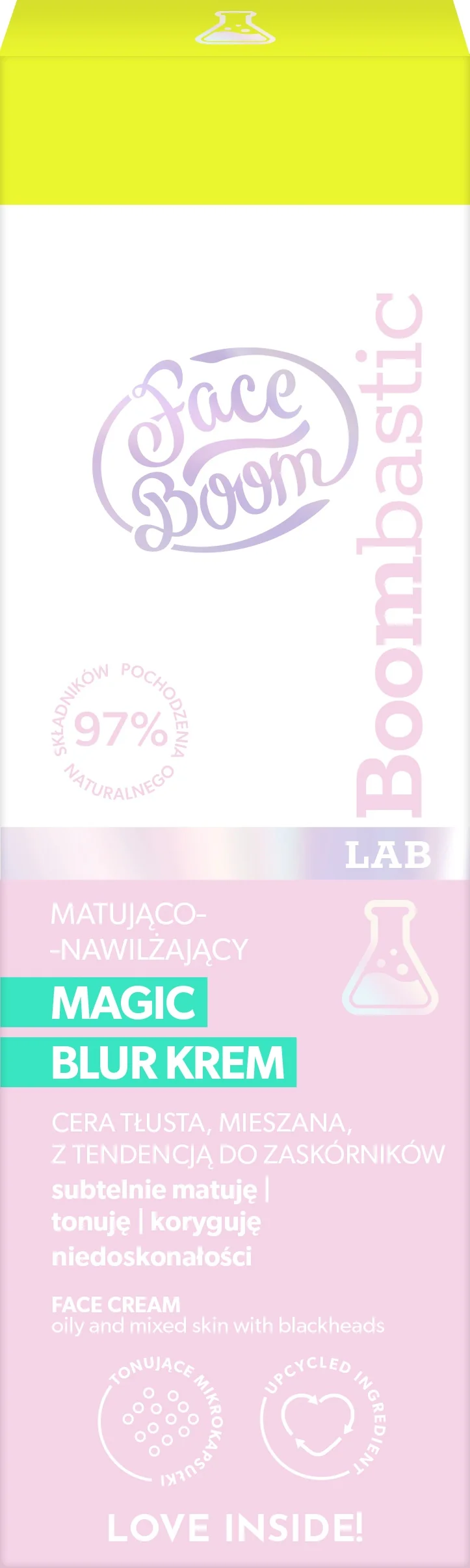 FaceBoom Boombastic Lab matująco-nawilżający magic blur krem, 50 ml