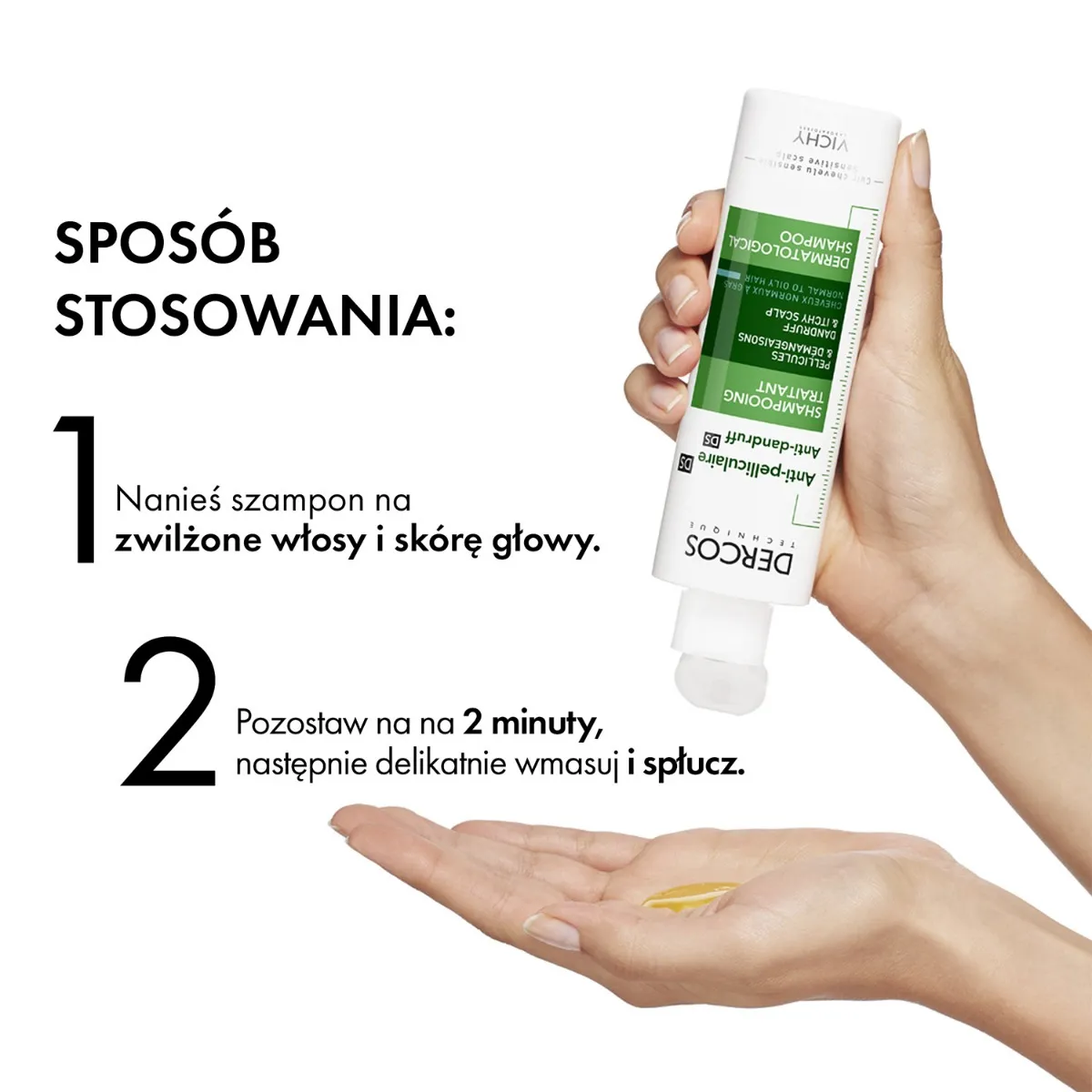 Vichy Dercos Szampon przeciwłupieżowy, włosy normalne i przetłuszczające się, 390 ml 