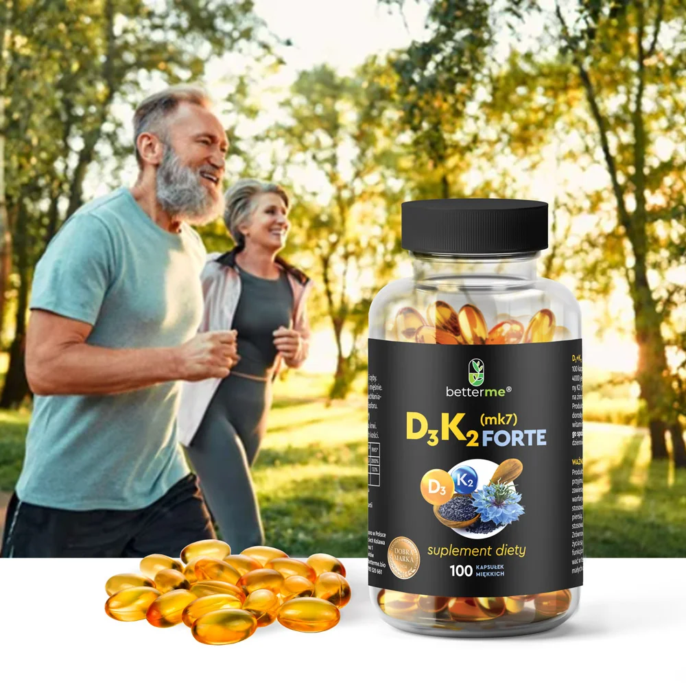 BetterMe D3+K2 MK7 Forte 100 kapsułek