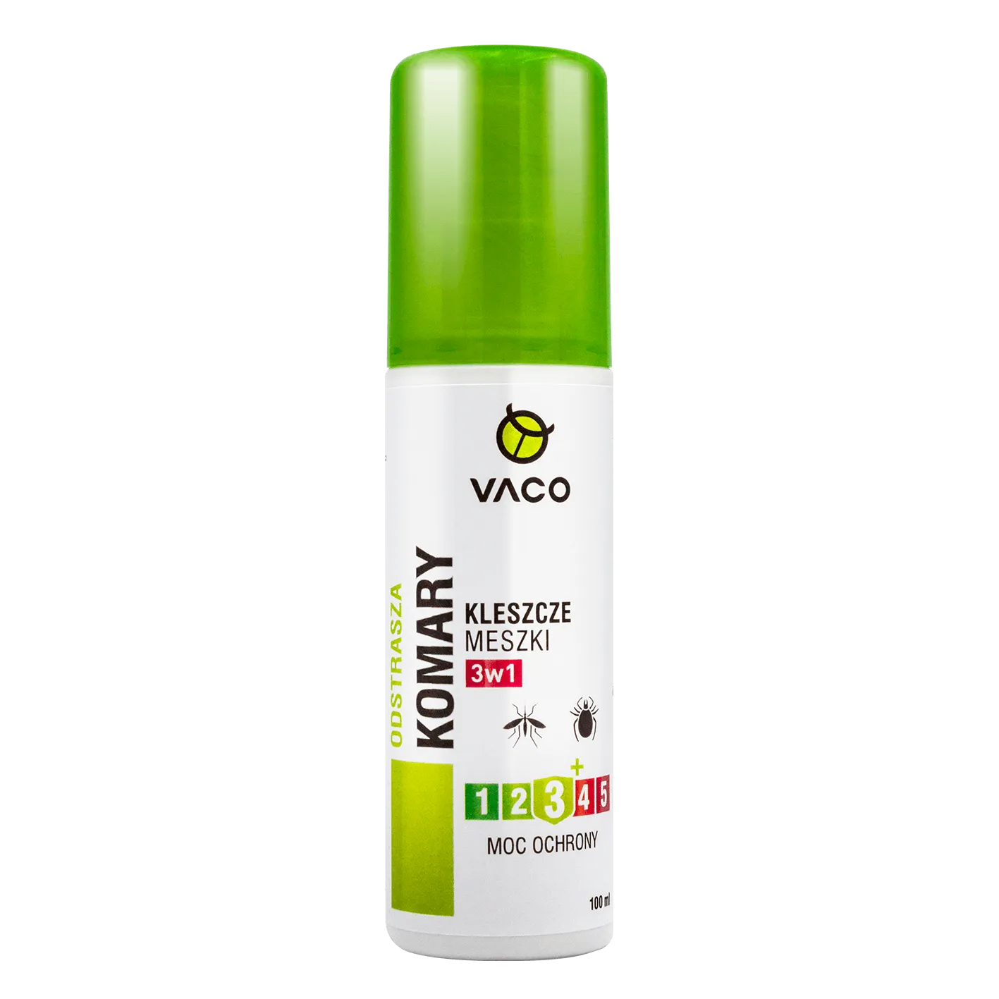 VACO Płyn na komary, kleszcze i meszki (pump spray), 100 ml 
