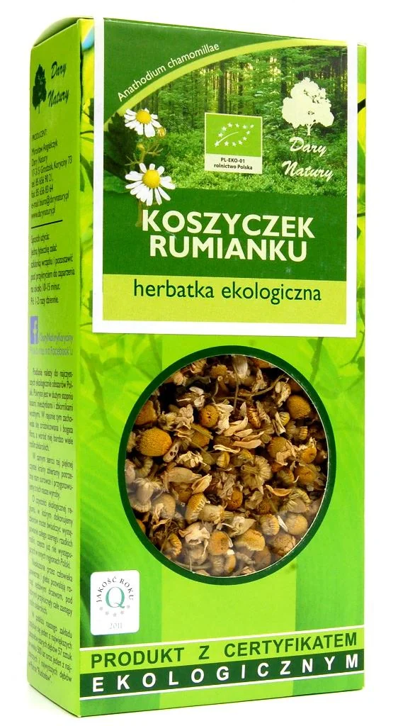 Dary Natury Koszyczek Rumianku herbatka ekologiczna, 25 g