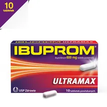 Ibuprom Ultramax, 600 mg, 10 tabletek powlekanych