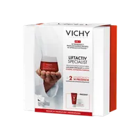 Przeciwzmarszczkowy Zestaw Vichy Liftactiv Collagen Specialist zestaw pielęgnacyjny do twarzy, 50 + 5 + 15 ml