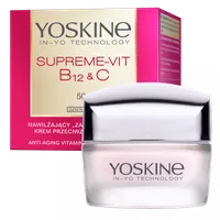 Yoskine Supreme-Vit B12 & C nawilżający krem przeciwzmarszczkowy do twarzy na dzień 50+, 50 ml
