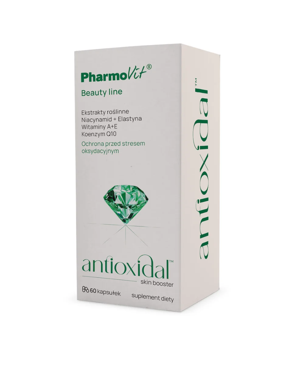 PharmoVit® Beauty Line Antioxidal™ Skin booster 60 kapsułek
