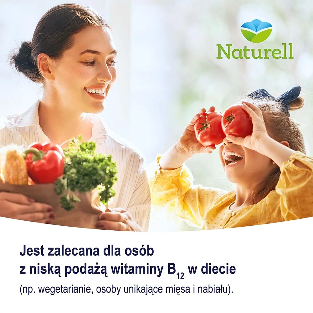 Naturell Metylo B-12 500 suplement diety, 60 tabletek
