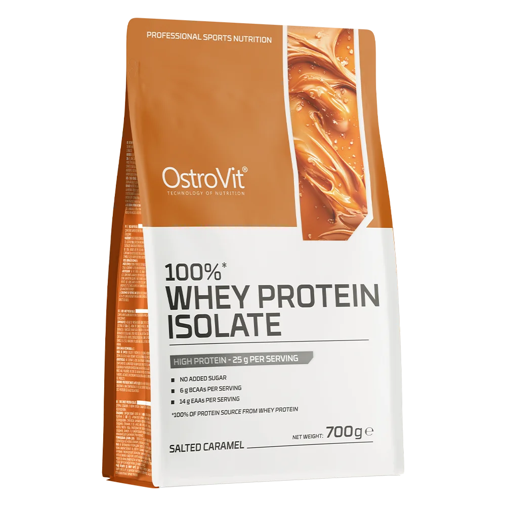 OstroVit 100% Whey Protein Isolate o smaku słonego karmelu, proszek 700 g