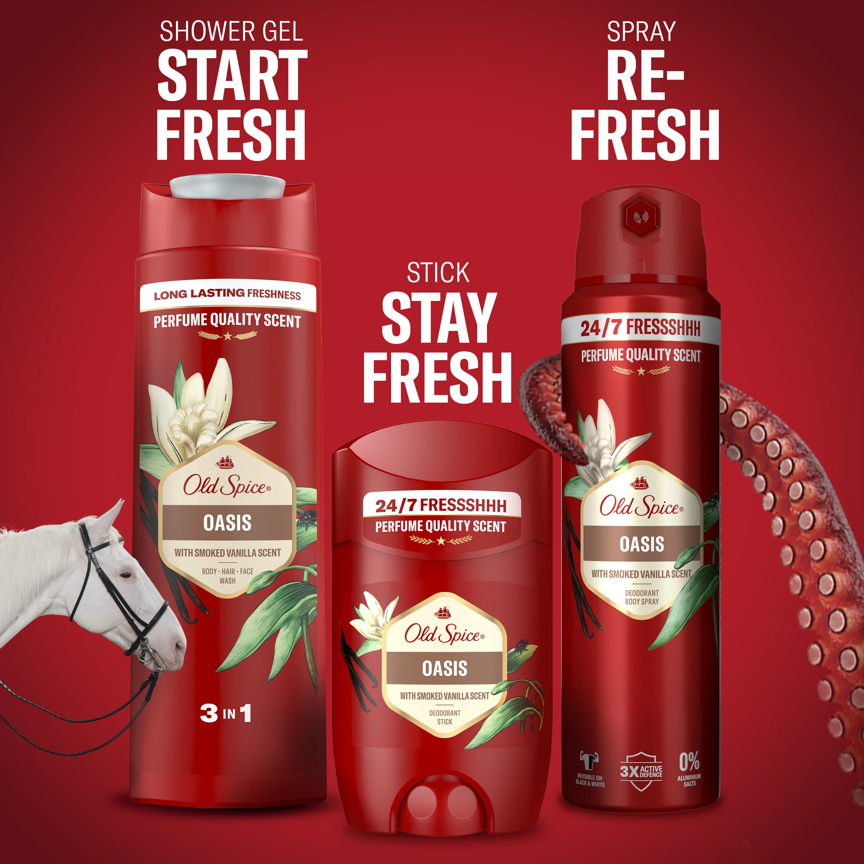Old Spice Oasis dezodorant w sztyfcie, 65 ml