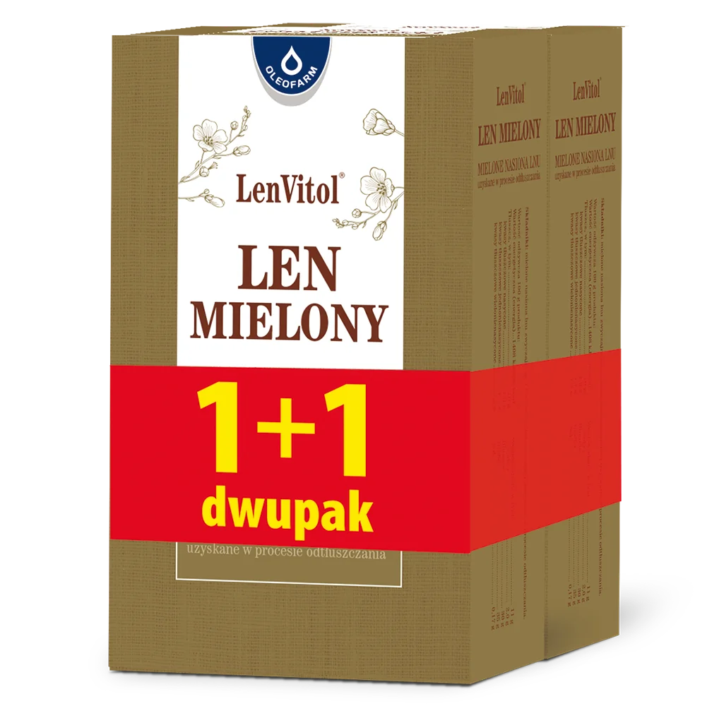 LenVitol len mielony, 2 x 200 g