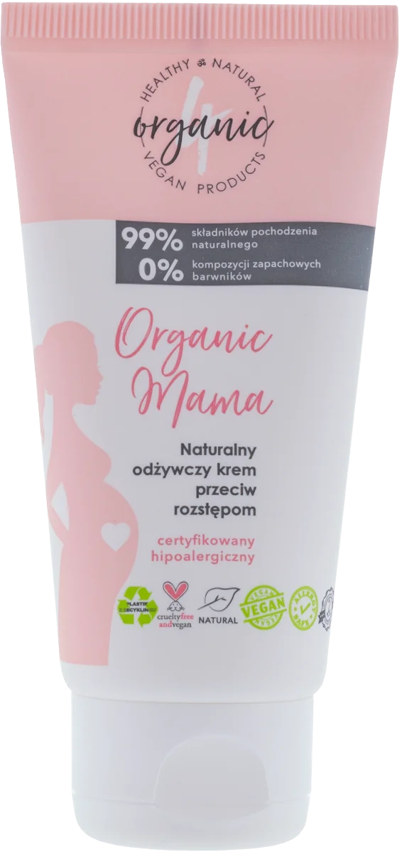 4organic Mama naturalny krem przeciw rozstępom, 50 ml