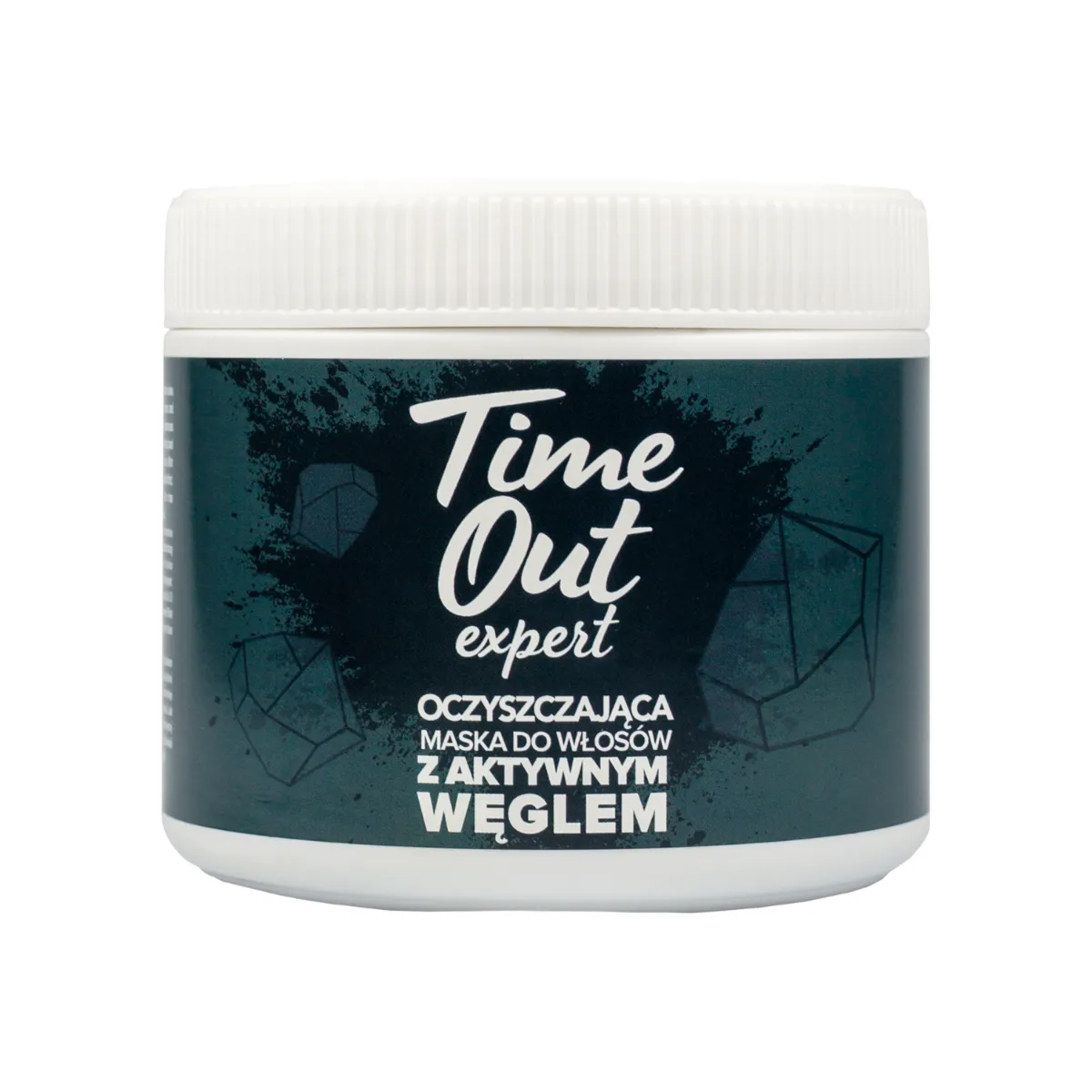 Time Out maska do włosów oczyszczająca z aktywnym węglem, 500 g