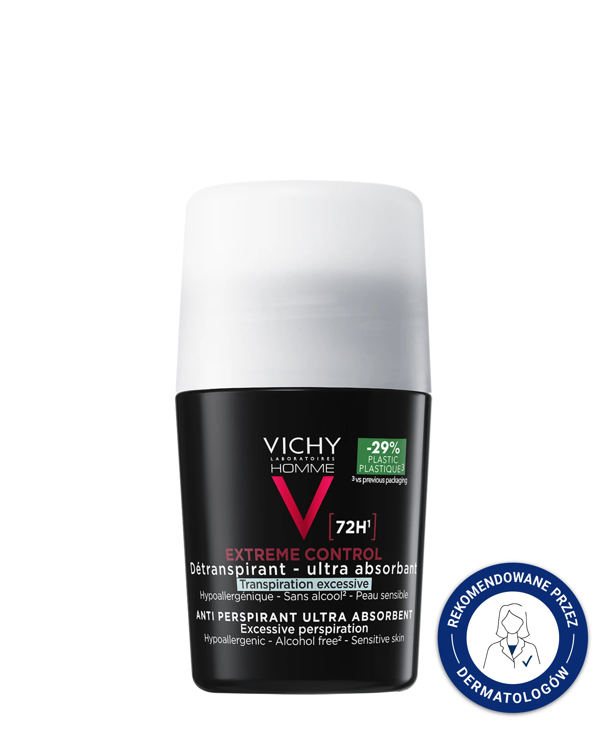 Vichy Homme Antyperspirant 72H, 50 ml
