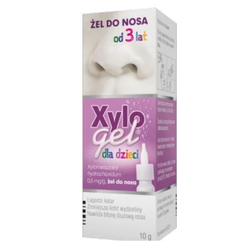 Xylogel dla dzieci 0,5 mg/g, żel do nosa, 10 g