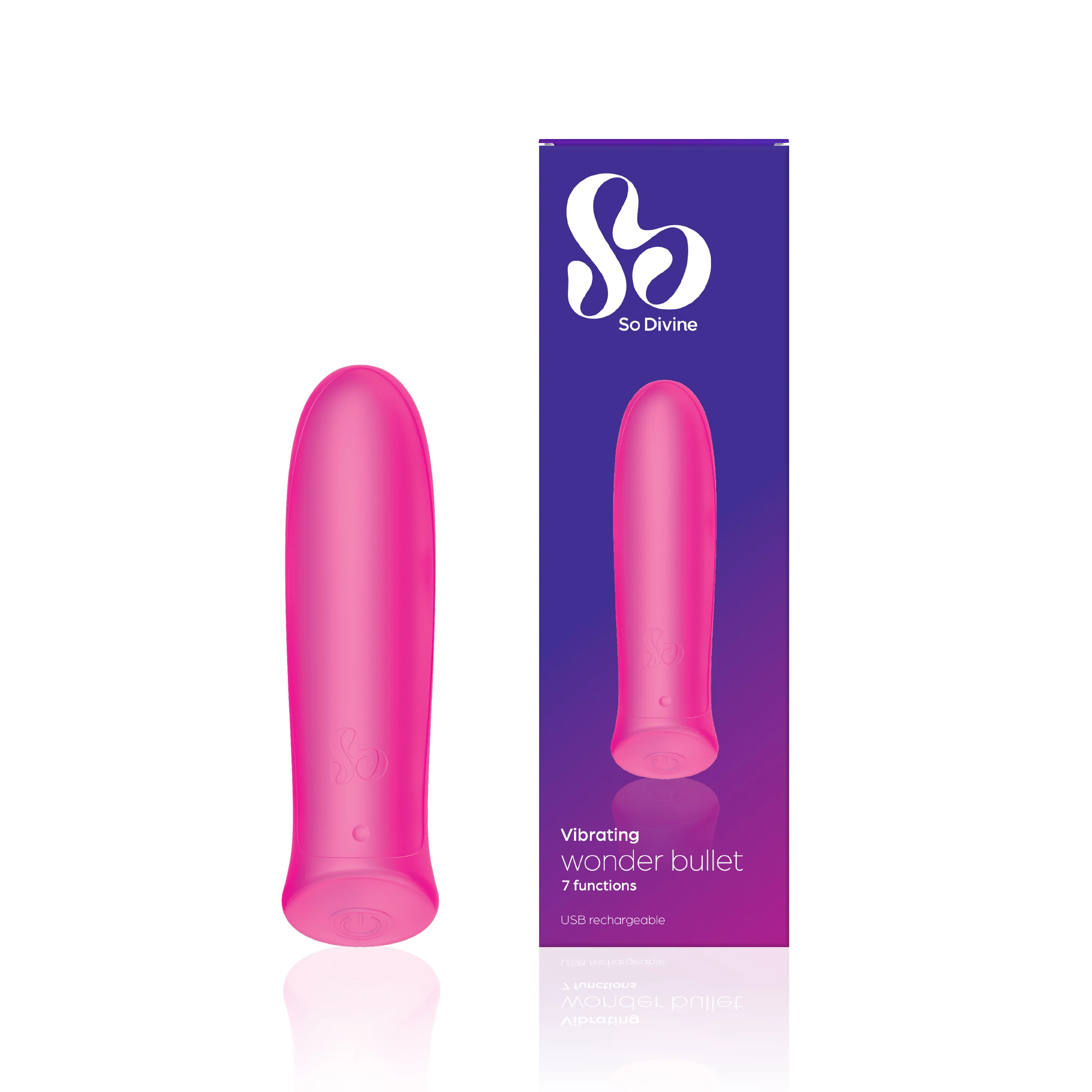 So Divine Wonder Bullet wibrator różowy, 1 sztuka