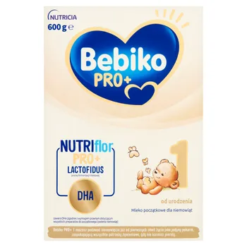 Mleko Bebiko Pro +1 mleko początkowe dla niemowląt od urodzenia, 600 g 