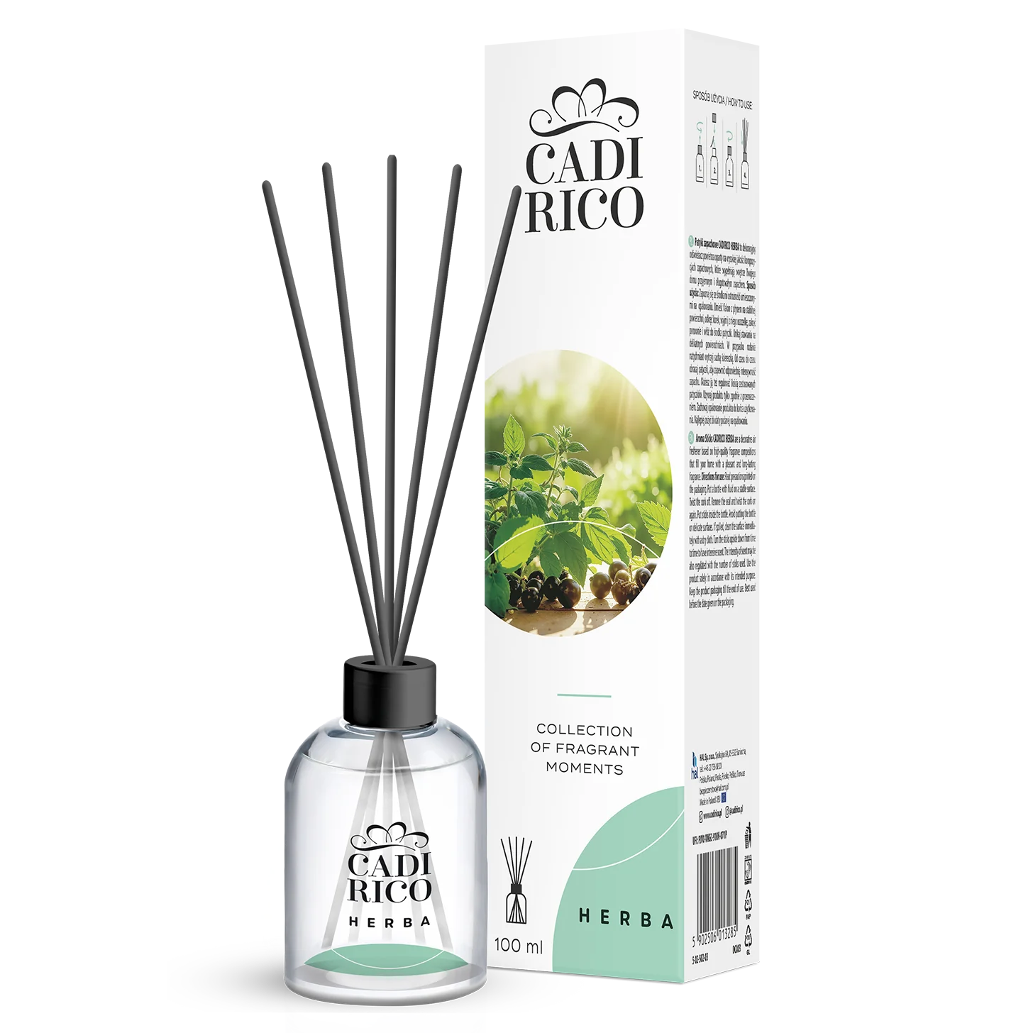 Cadirico patyczki zapachowe Nature Herba, 100 ml