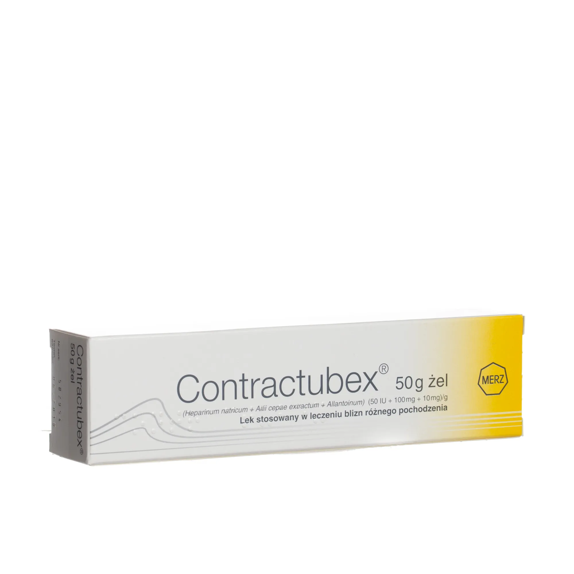 Contractubex, (0,01g+0,1g+50j.m.)/g, żel na blizny, 50 g