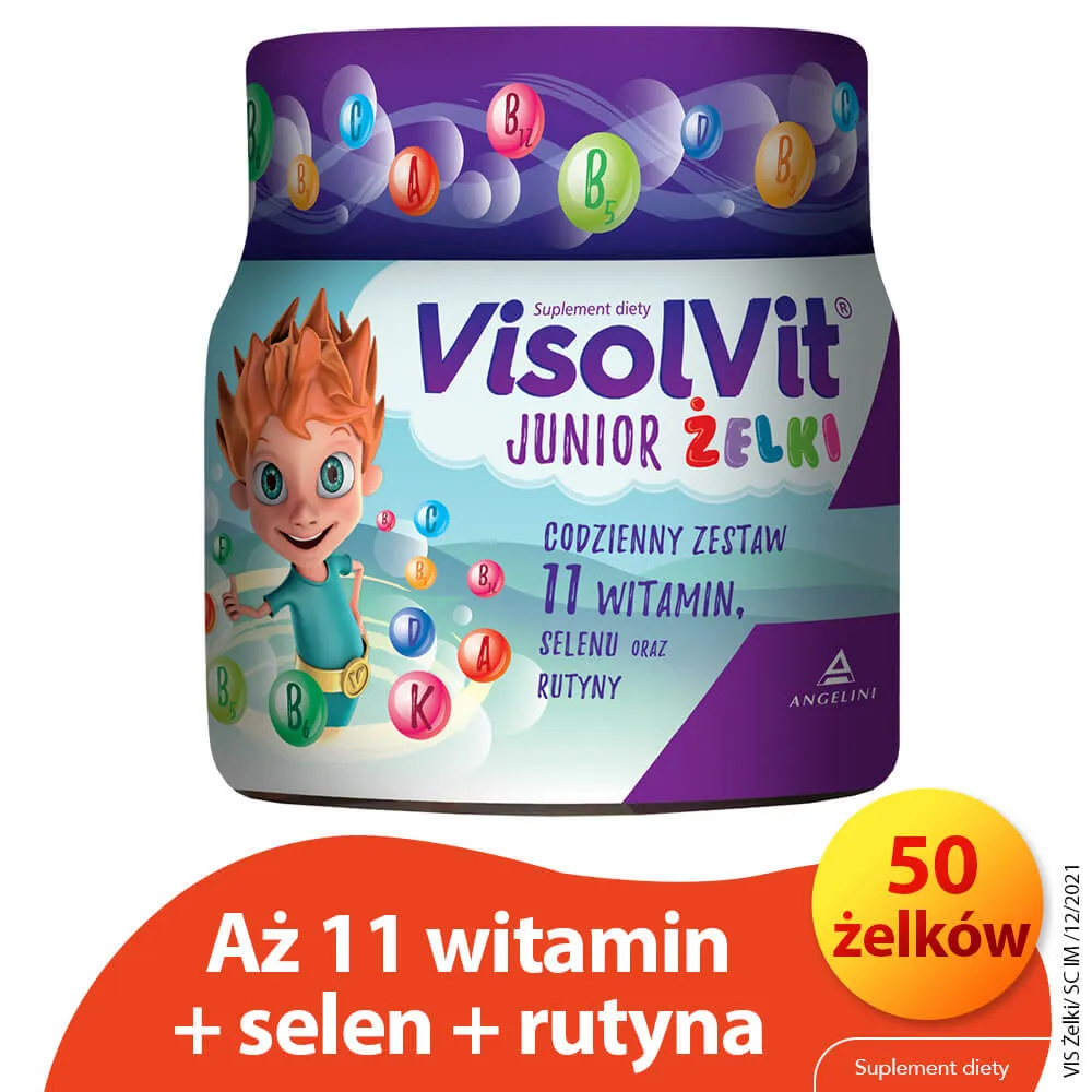 VisolVit Junior - suplement diety dla dzieci, 50 żelków