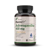 Pharmovit Classic  Ashwagandha 400 mg + BioPerine, suplement diety, 60 kapsułek