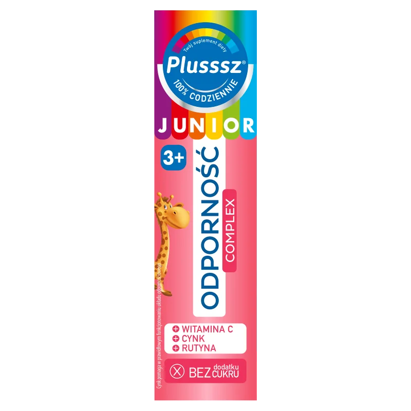 Plusssz Junior Odporność Complex 20 tabletek musujących
