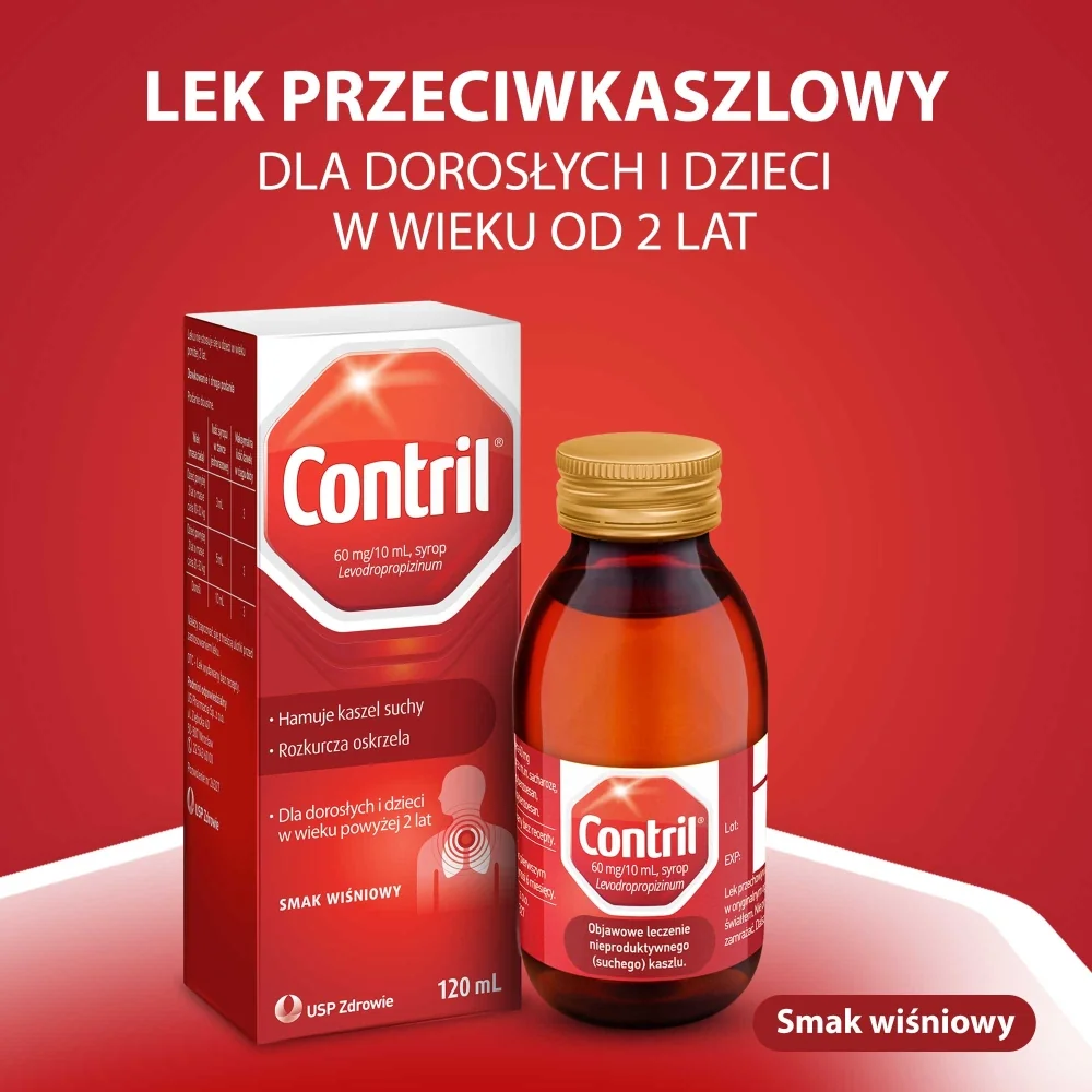Contril 60 mg/10 ml syrop, 120 ml