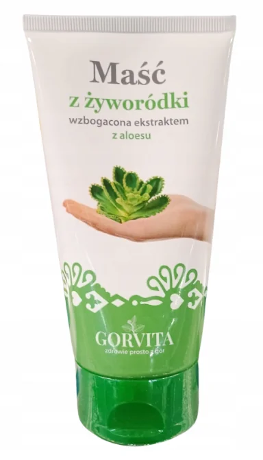 Gorvita maść z żyworódki z ekstraktem z aloesu, 130 ml