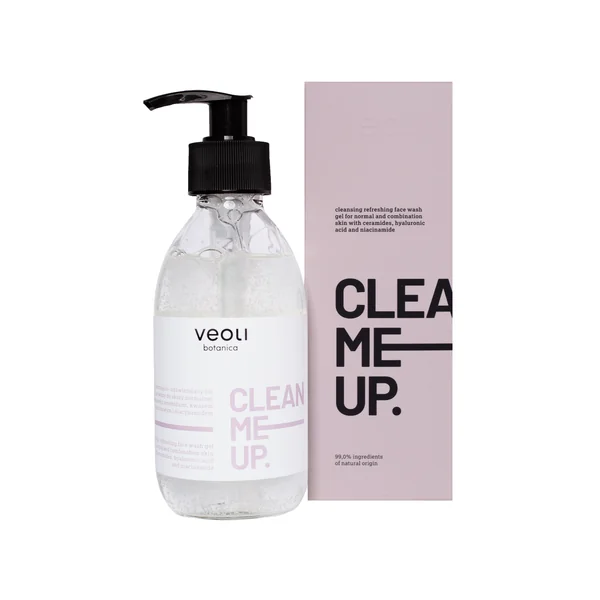 Veoli Botanica Clean Me Up oczyszczająco-odświeżający żel do mycia twarzy, 190 ml
