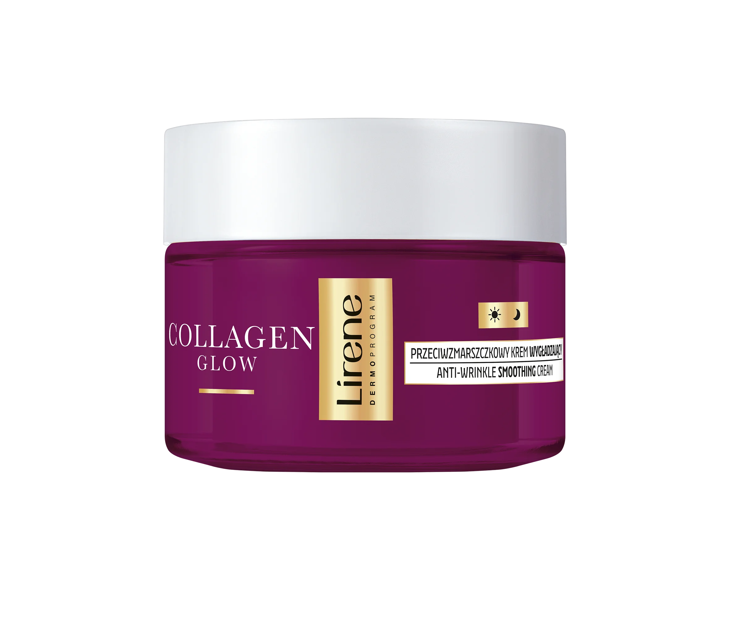 Lirene Collagen Glow przeciwzmarszczkowy krem wygładzający 50+, 50 ml