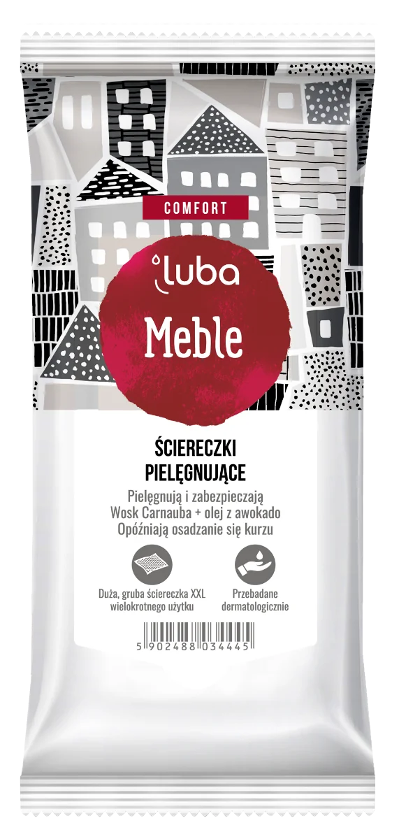 Luba Comfort Meble ściereczki pielęgnujące, 32 sztuki