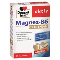 Doppelherz Aktiv Magnez-B6 Cytrynian, suplement diety, 30 tabletek