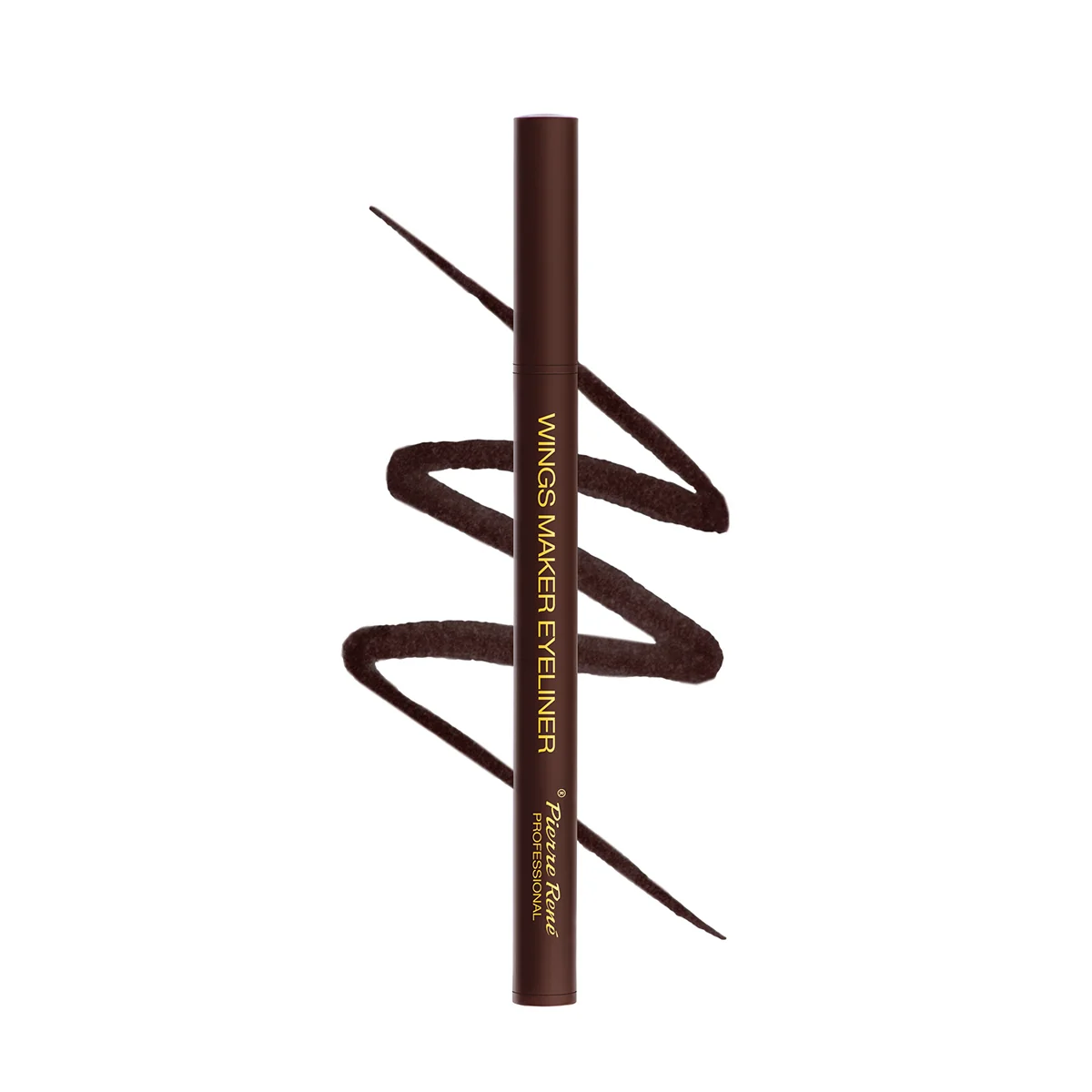 Pierre René Wings Marker eyeliner pisak do oczu, brązowy, 0,5 g