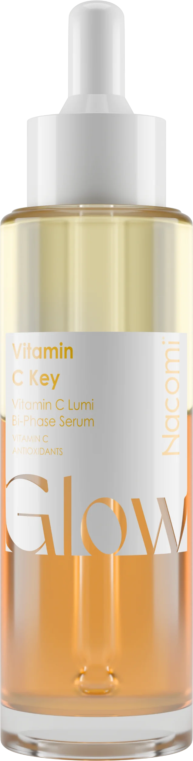 Nacomi Glow Vitamin C Key dwufazowe serum rozjaśniające z witaminą C, 40 ml