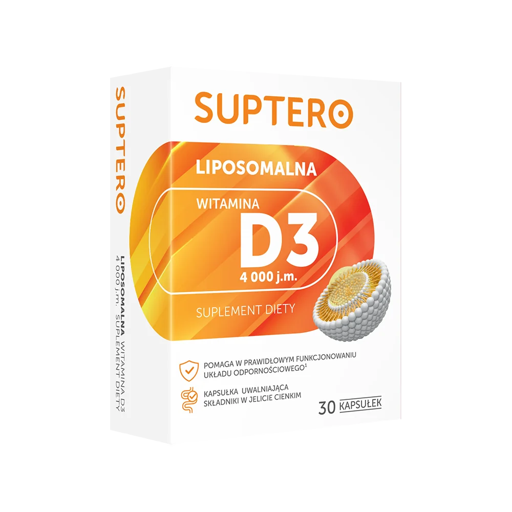 Suptero Liposomalna Witamina D3 4000 j.m. 30 kapsułek