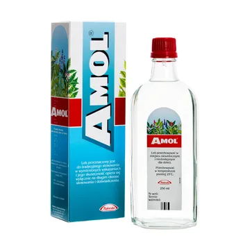 Amol - płyn doustny, płyn na skórę, 250 ml 