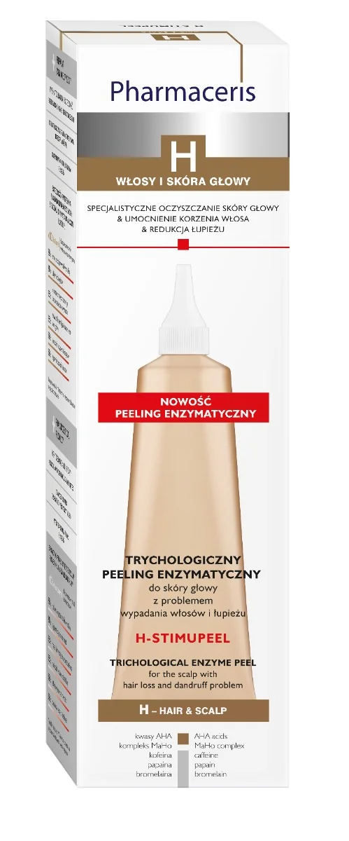 Pharmaceris H Stimupeel trychologiczny peeling enzymatyczny do skóry głowy, 125 ml
