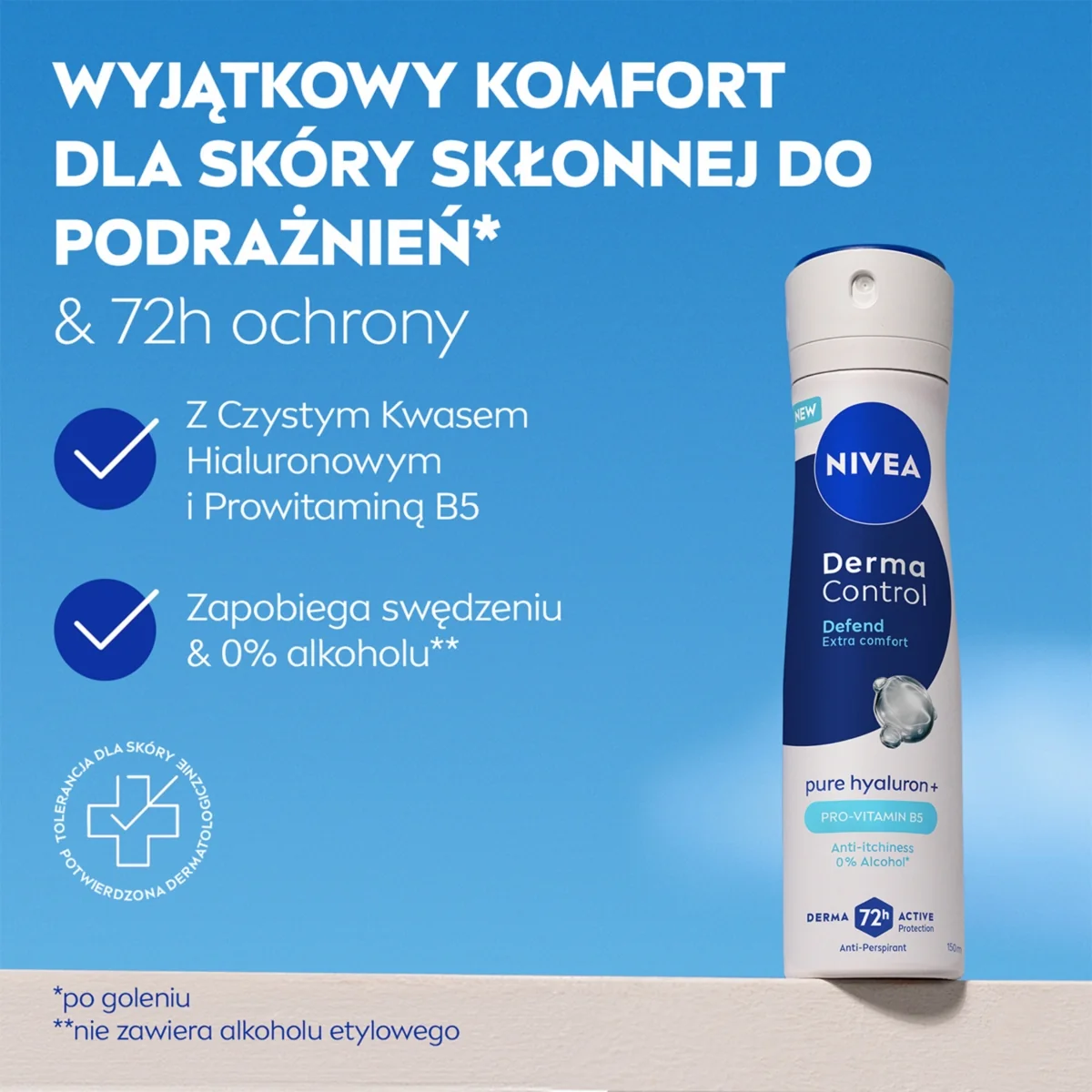 Nivea Derma Control Defend antyperspirant w sprayu, 150 ml
