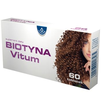Oleofarm Biotyna Vitum, suplement diety, 60 tabletek 