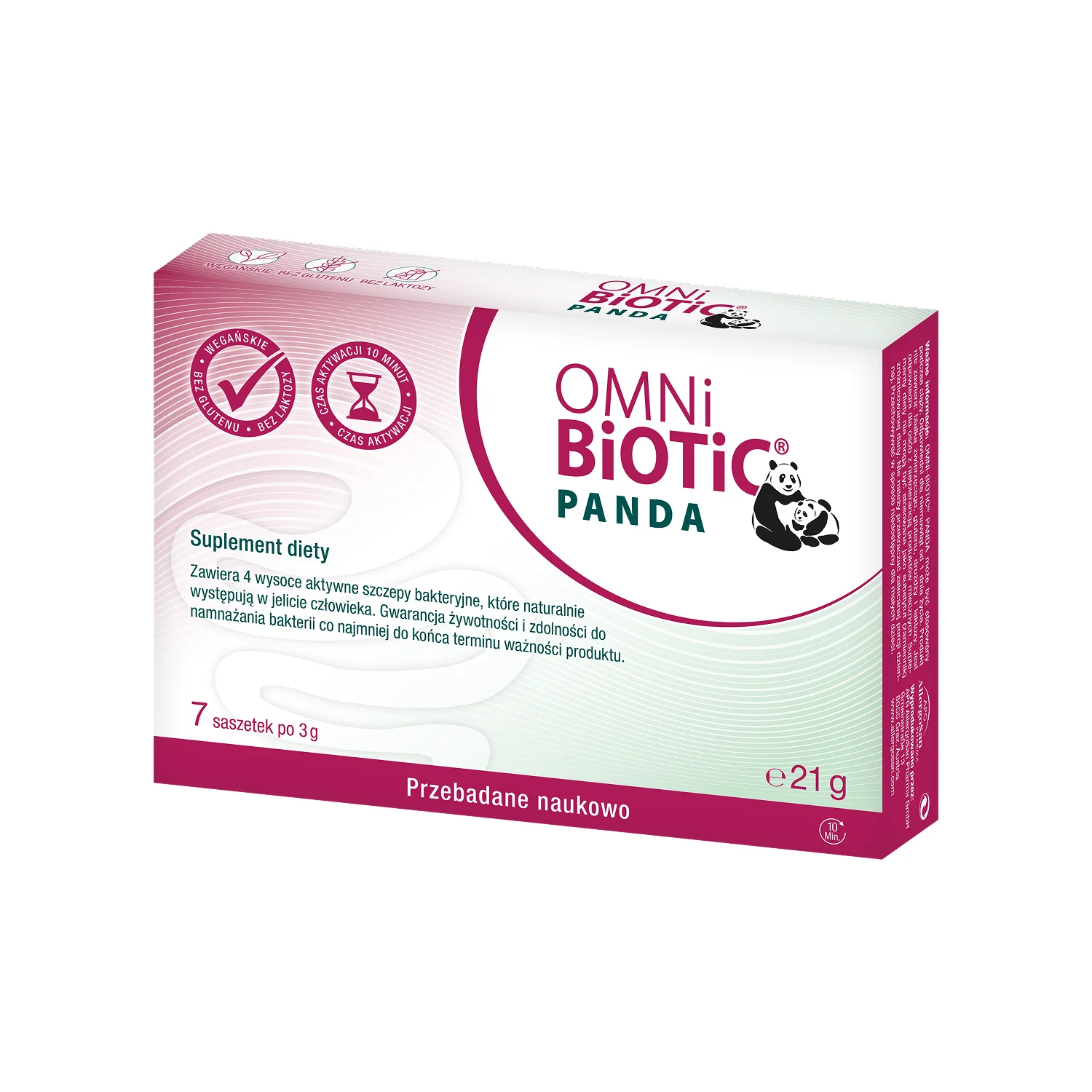 OMNi-BiOTiC® PANDA suplement diety, proszek w saszetkach, 7 szt. x 3 g