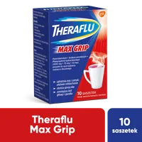 Theraflu Max Grip, 1000 mg + 70 mg + 10 mg, 10 saszetek