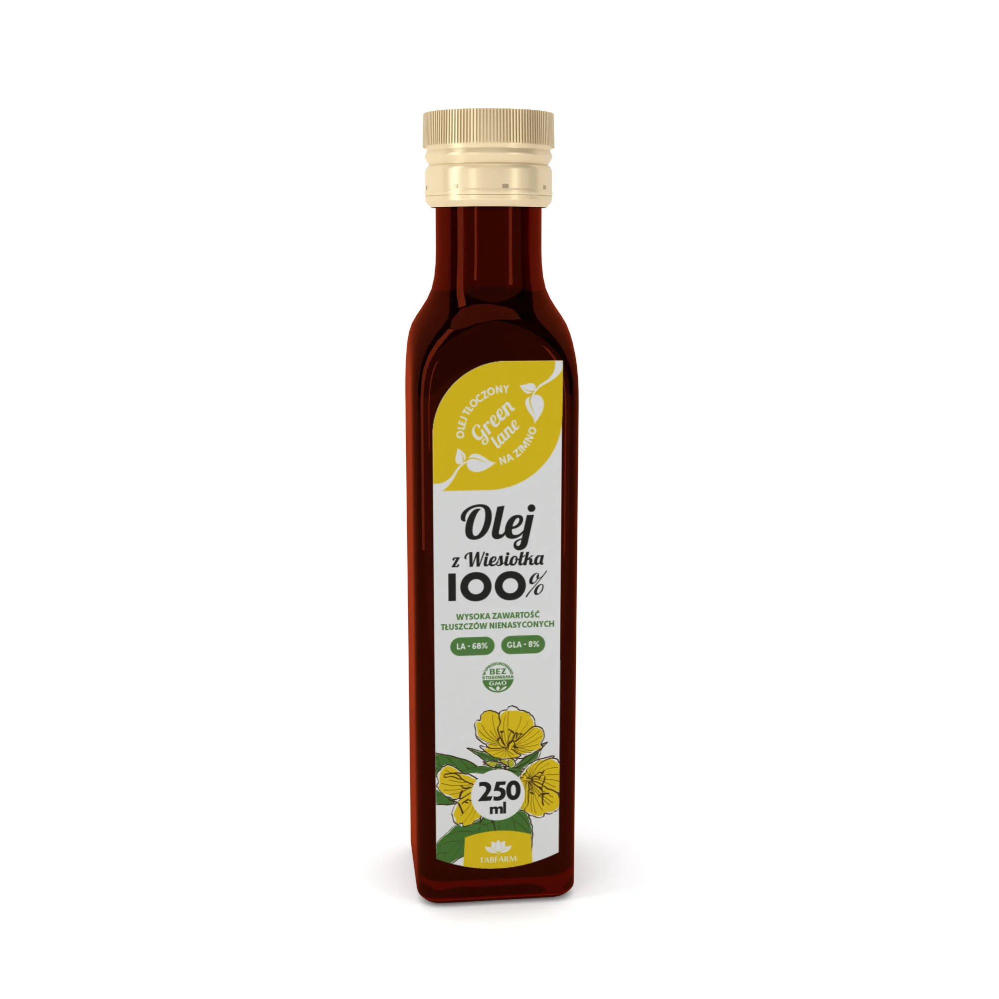 Virde olej z wiesiołka 100%, 250 ml