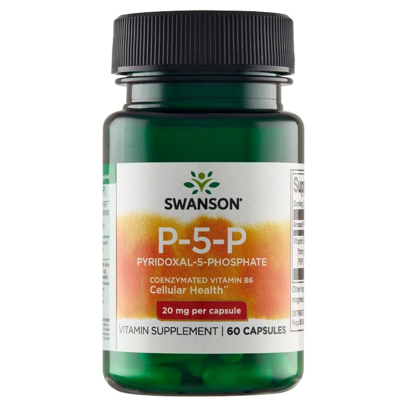 Swanson Witamina B6 20 mg 60 kapsułek